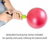 FULI-Yogaball 25cm PVC-Ballplastikübungsmassage-Eignungsball