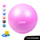Explosionssicherer Ball PVCs des Eignungs-45cm Yoga-17.7inch mit Luftpumpe-Übungs-Ball-Übungs-Ausrüstungs-Yoga-Ball