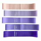 Hauptnaturlatex-Yoga-Gummibänder-Soemfarbe und -paket der übungs-Längen-600mm