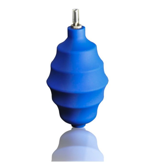 Heiße Verkaufspuffer-Birne 50g pVCs Blue Air mit positivem oder negativem Ventil-Lieferanten für abwischenden Gebrauch 7