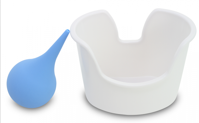 Ohrenspritzewachsabbautiefe Reinigungsbewässerungsausrüstung mit kleinem Waschbecken des Ohrs