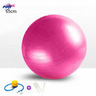 Turnhalle Eco freundlicher 65cm 95cm gesprengter Pilates PVC-Yoga-Antiball mit Basis