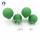 unterschiedliches Vakuumhöhlendes Schalen PVC-Kopf-Glassaugkörper-Massagesilikonhöhlen der Größen-4Pcs