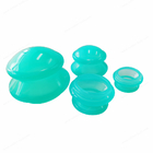 Glas-Silikon-Massage-Schalen staubsaugen höhlende Gläser Körper Massager-Gesichtssauger ventouse Anticellulite-Saugnapf